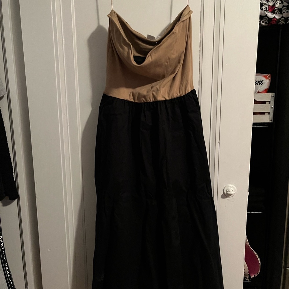 GAP Black and Tan Maxi Skirt
